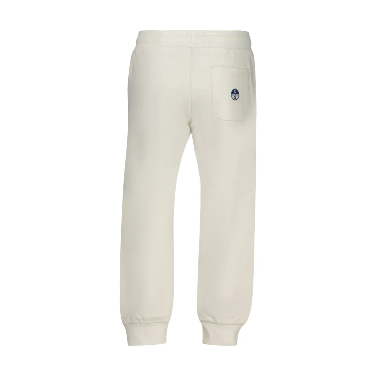North Sails Pantaloni Unisex Bianco Applicazione Logo - immagine 3